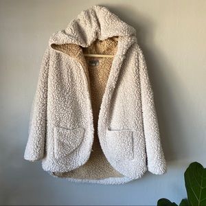 Urban Outfitters Ecote Fuzzy Hooded Jacket